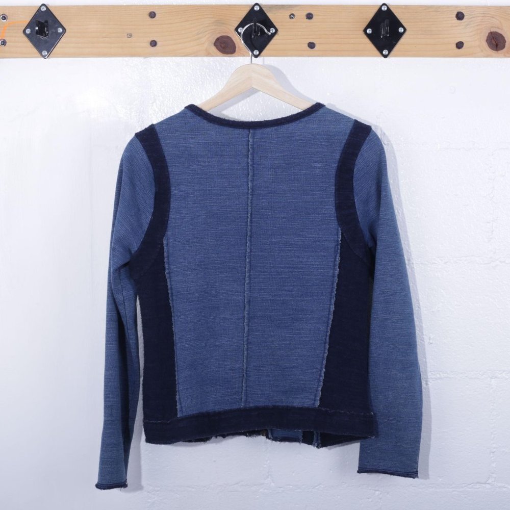 Dylan Denim Jacket Front Zip Closure - image 2